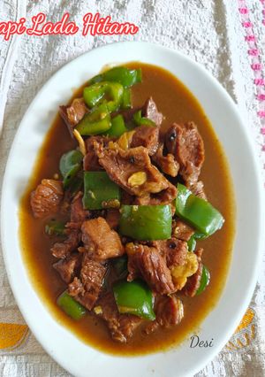 Foto resep Sapi Lada Hitam