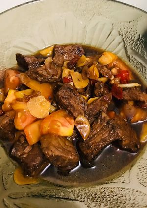 Foto resep Daging sapi kecap