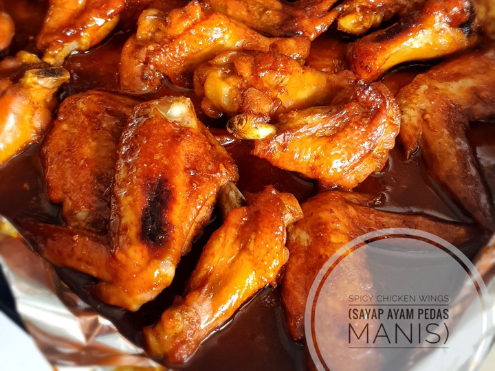 Cara Gampang Membuat Sayap Ayam Manis Pedas Oven (Spicy Wings Oven) Anti Gagal