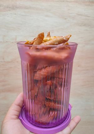 Foto resep Cemilan simpel KULPI Kulit Pangsit Kacang Umpet