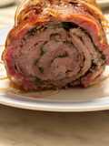 Bistecche di coppa di maiale porchettate