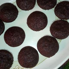 Chocolate cupcakes A picture of Chocolate cupcakes.