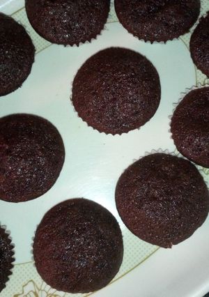 A picture of Chocolate cupcakes.