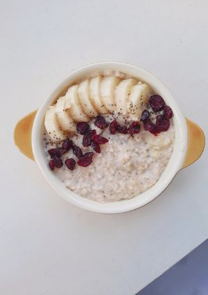 香蕉牛奶燕麥粥 的食譜成品照片