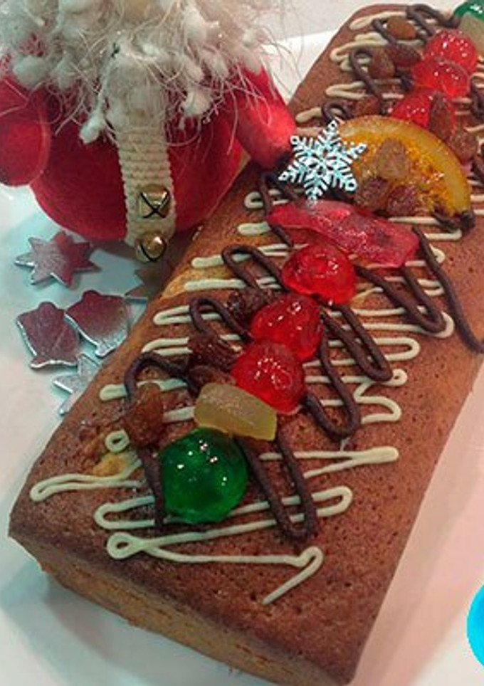 Una foto de Plum Cake Navideño