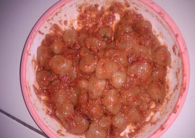 Cara Gampang Menyiapkan Cilok bumbu kacang Anti Gagal