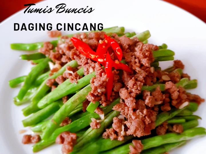 Cara Gampang Membuat Resep  85. Tumis Buncis Daging Cincang yang Sempurna, Bisa Manjain Lidah