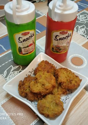 A picture of Maggi fritters.