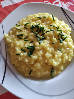Una foto de Risotto a la milanesa en Mambo