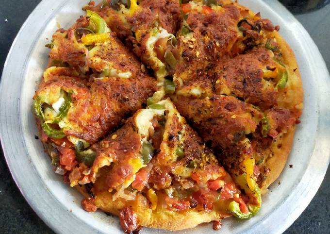 Steps to Make Favorite Veg. Pizza