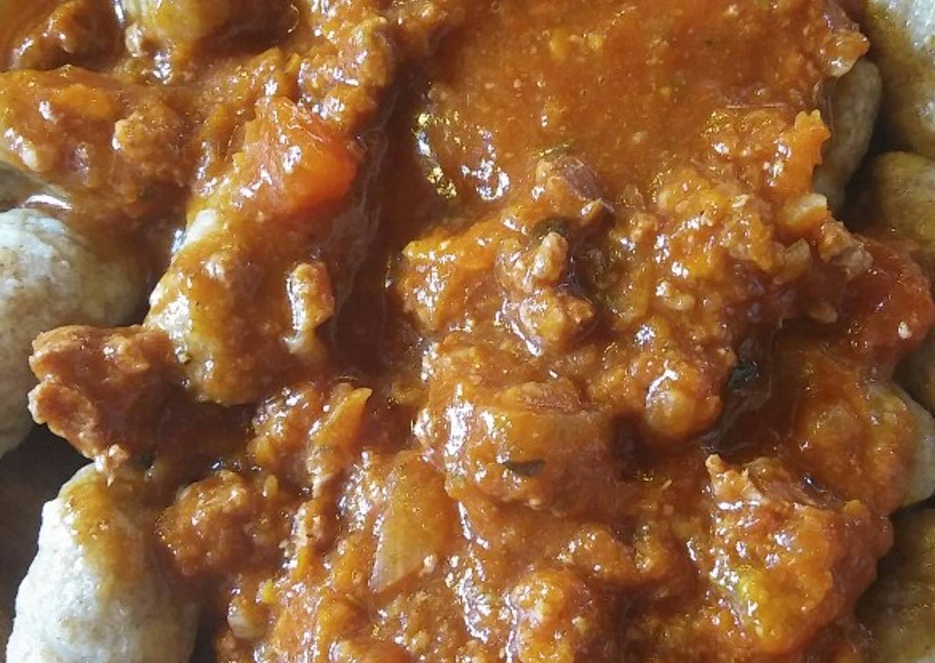 Ñoquis de calabaza y harina integral, light 😋💜👑