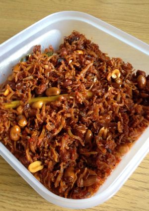 Foto resep Balado Teri Kacang