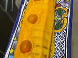 Arrollado de masa de panqueques vegetariano