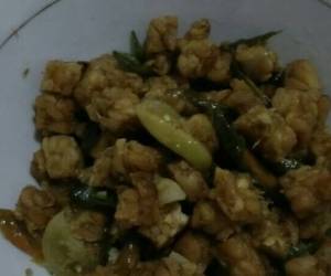 Resep mudah Oseng tempe cabai hijau Gurih Mantul