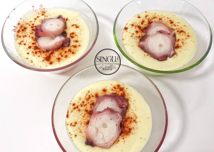 Emulsión de patata y pulpo Thermomix