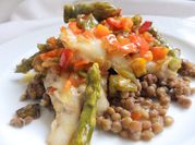 Una foto de corvina al horno receta chilena
