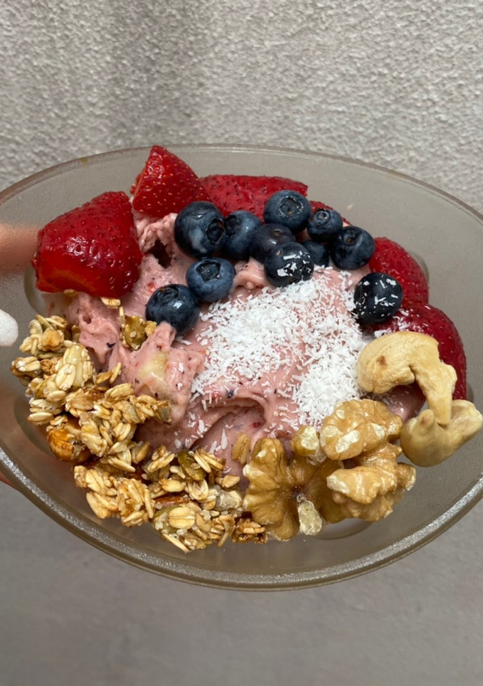 Una foto de Smoothie bowl - Helado saludable