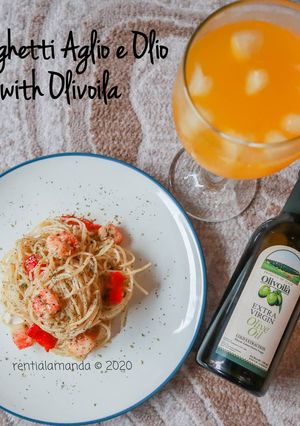 Foto resep Spaghetti Aglio e Olio with Olivoila