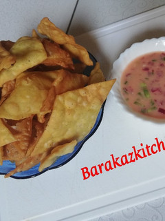 A picture of Homemade chip n' dip.
