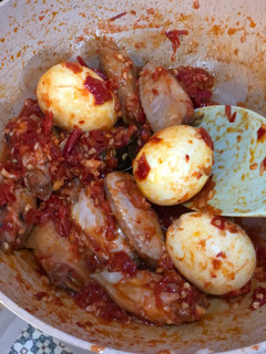 Foto resep Sayap telor balado