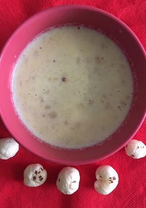 A picture of Makhana kheer.