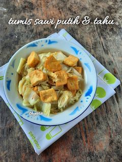 Foto resep Tumis Sawi Putih & Tahu
