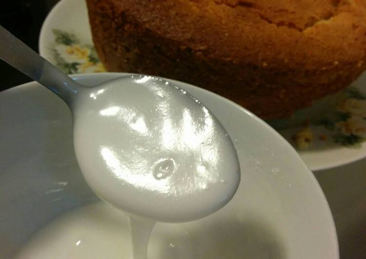 Calda de limão para bolos