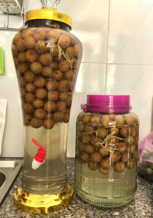 Hình của món Sấu ngâm.