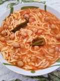 Spaghetti alla chitarra con ceci