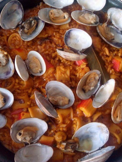 Una foto de Arroz meloso de marisco
