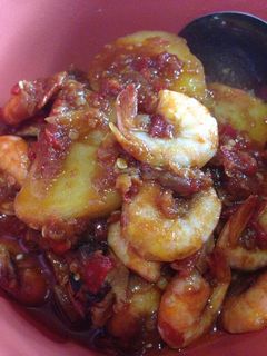 Foto resep Balado udang kentang