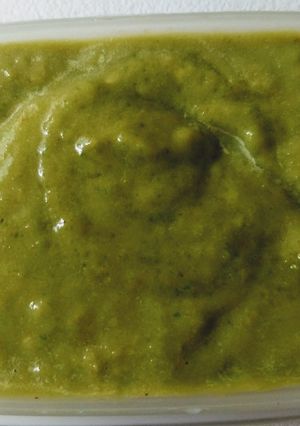 Una foto de Salsa verde taquera