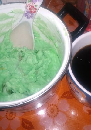 Foto resep Bubur sumsum pandan