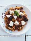 Pasta Puttanesca de sardina 🐟🥘
