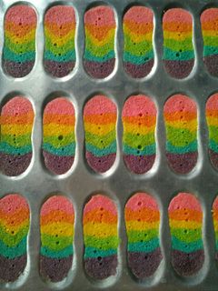 Foto resep Lidah kucing rainbow