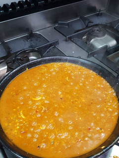 Una foto de Fideuá de carne fácil (Melosa)