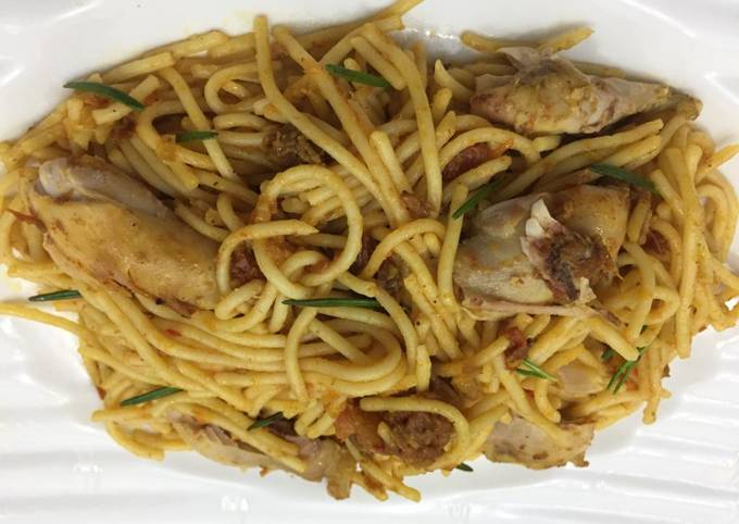 Ultimate Recipe: Pasta with smoked chicken - masakanbunda