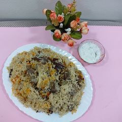 A picture of Mutton yakhni pulao.