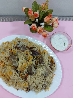 A picture of Mutton yakhni pulao.
