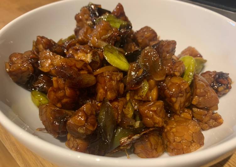 Oseng Tempe Pete kecap