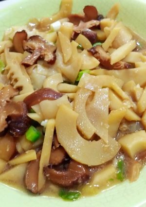 Foto resep Rebung tumis Jamur
