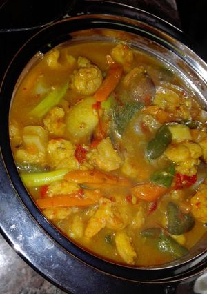 A picture of Shrimps sauce.