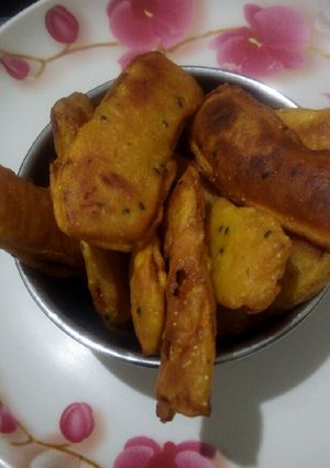 কুমড়ী ভাজা(kumri bhaaja recipe in bengali) রেসিপির প্রধান ছবি