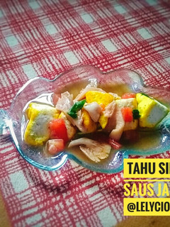 Foto resep Tahu siram Saus Jamur