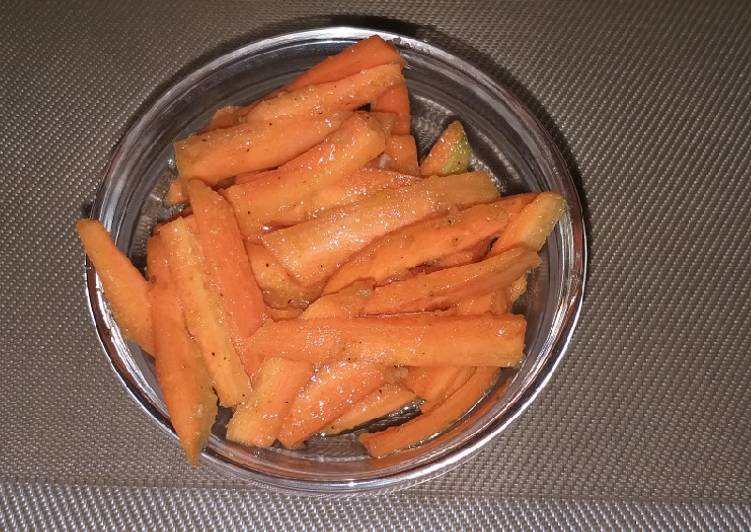 Steps to Make Speedy Carrots in Garlic Paste#authors marathon
