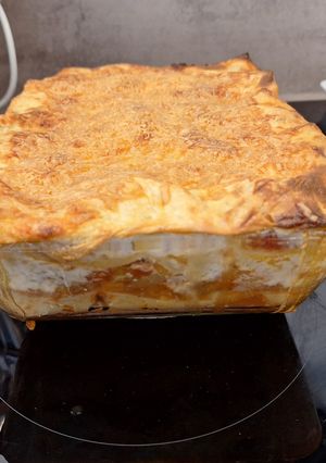 Une photo de Lasagne aubergines et thon