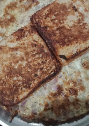 A picture of Bread omelette.