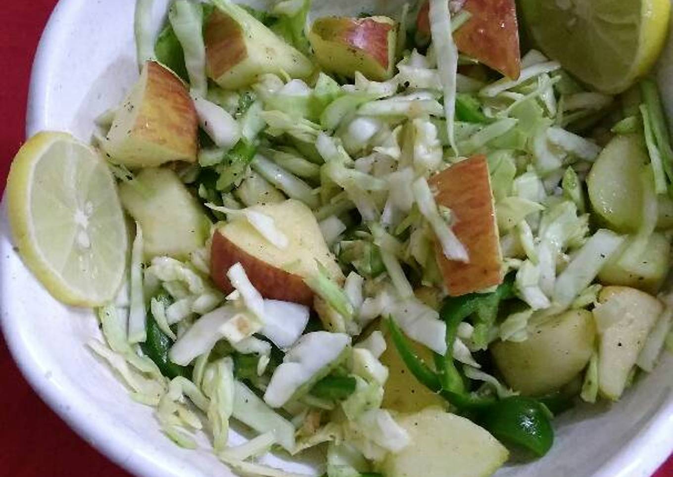 Cabbage and apple salad