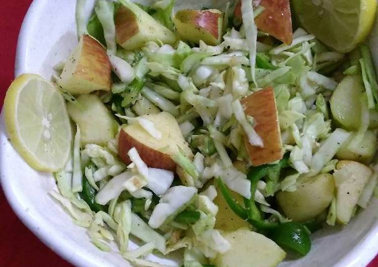 Step-by-Step Guide to Make Quick Cabbage and apple salad