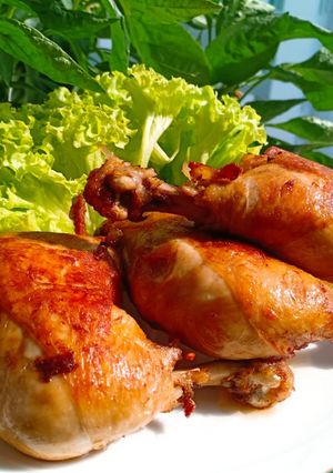 Hình của món Gà chiên giòn da.